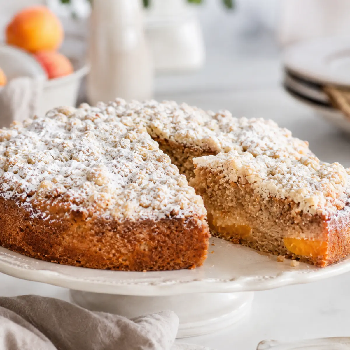 Aprikosen Nusskuchen