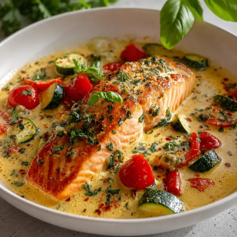 Cremiger Low-Carb-Toskana-Lachs