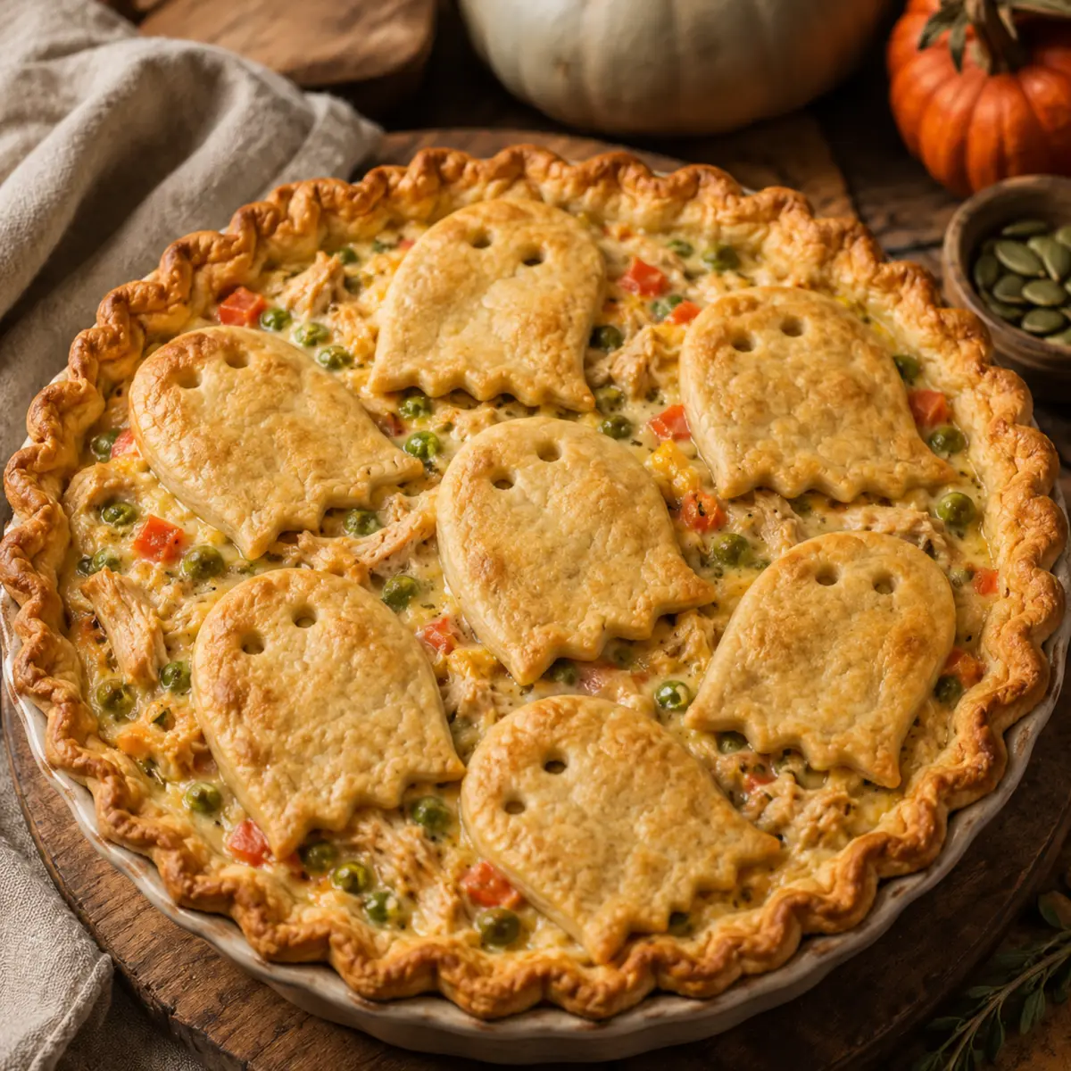 Hähnchen-Pot-Pie