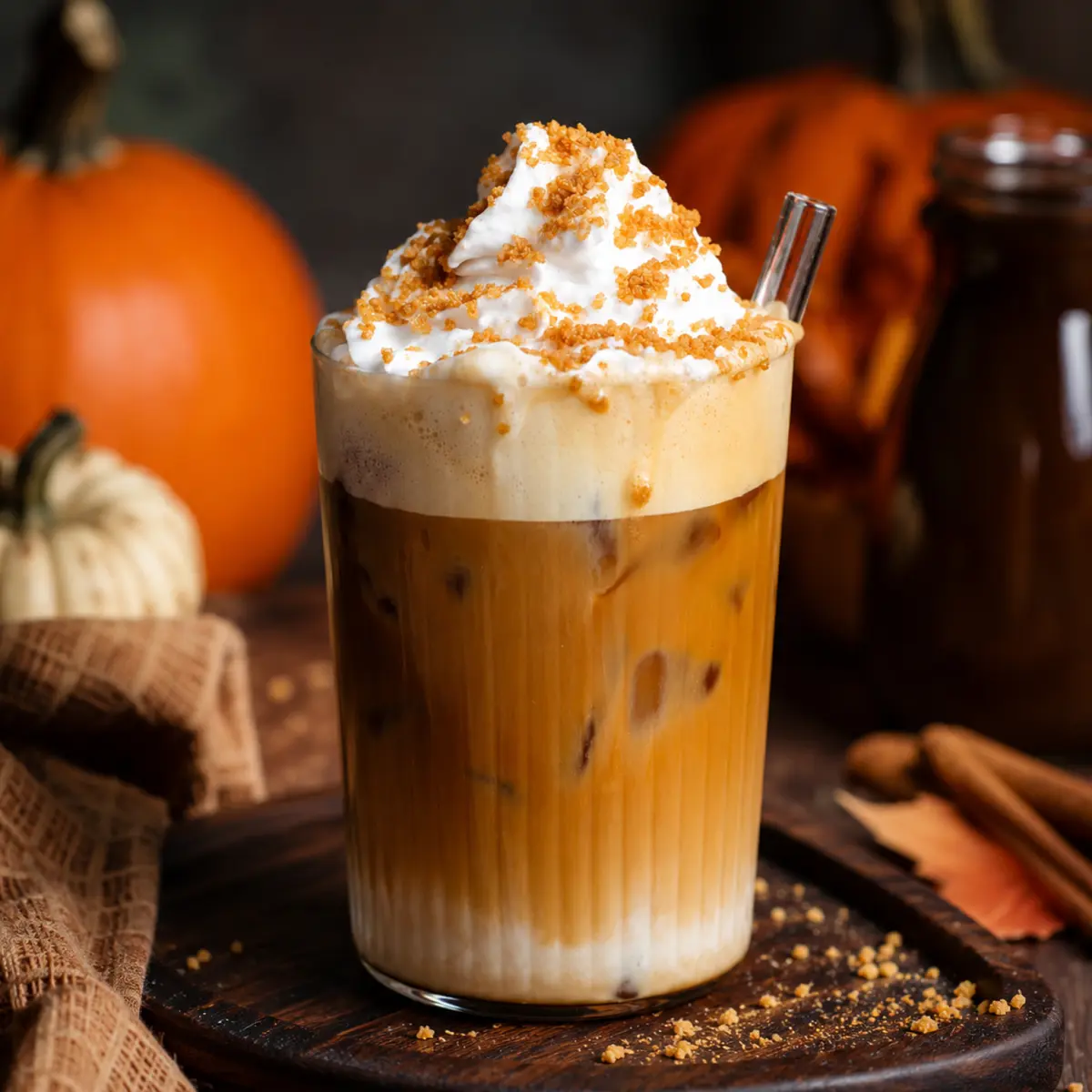Iced Kürbis Spiced Latte