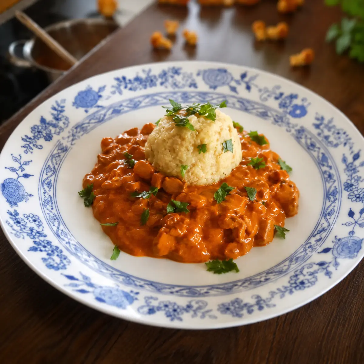 Pfifferlinge-Gulasch