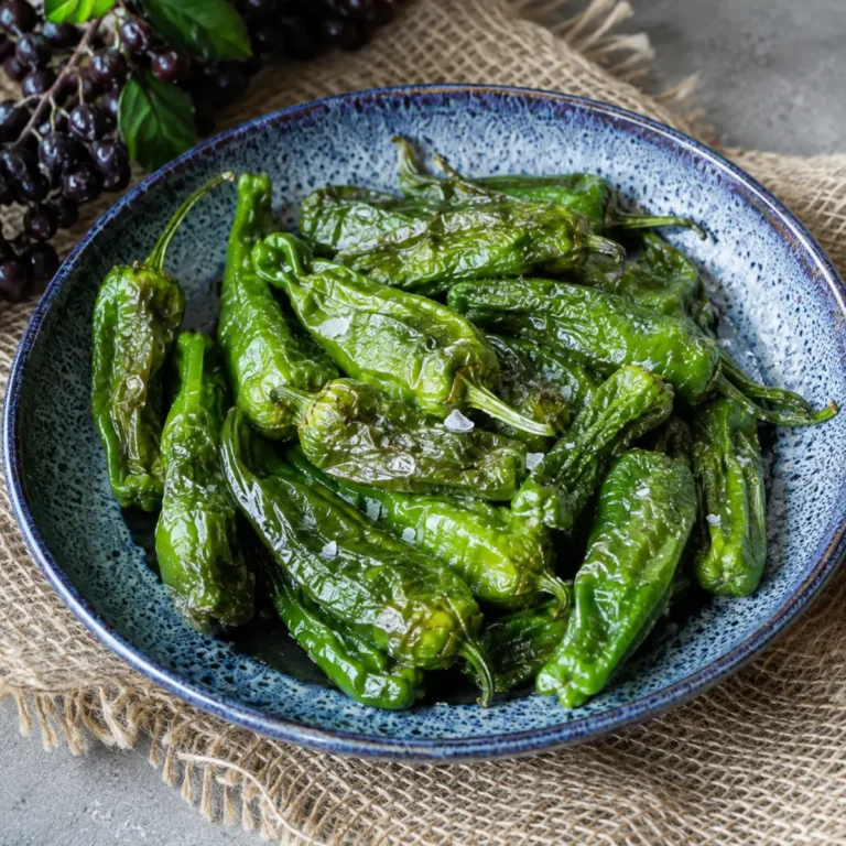 Pimientos de Padrón aus der Heißluftfritteuse