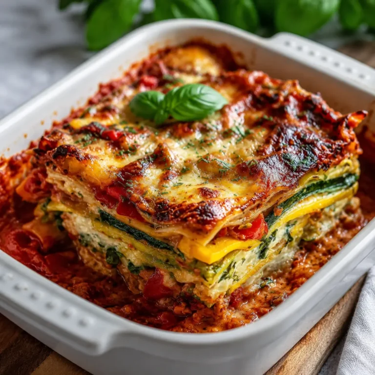 Proteinreiche Gemüselasagne