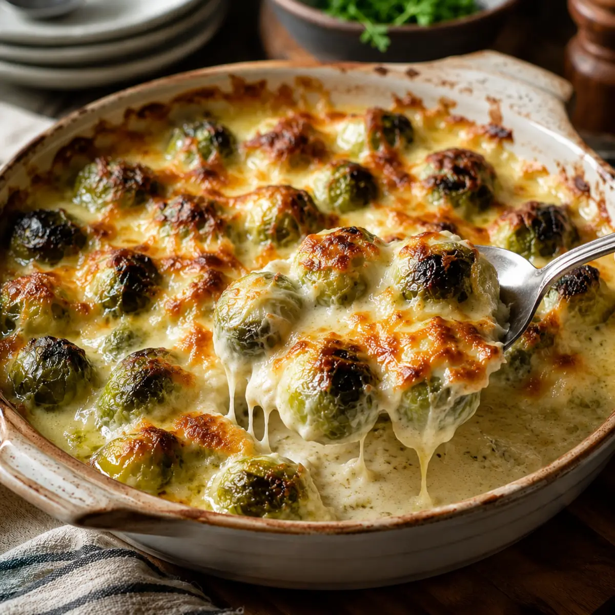 Rosenkohl-Gratin